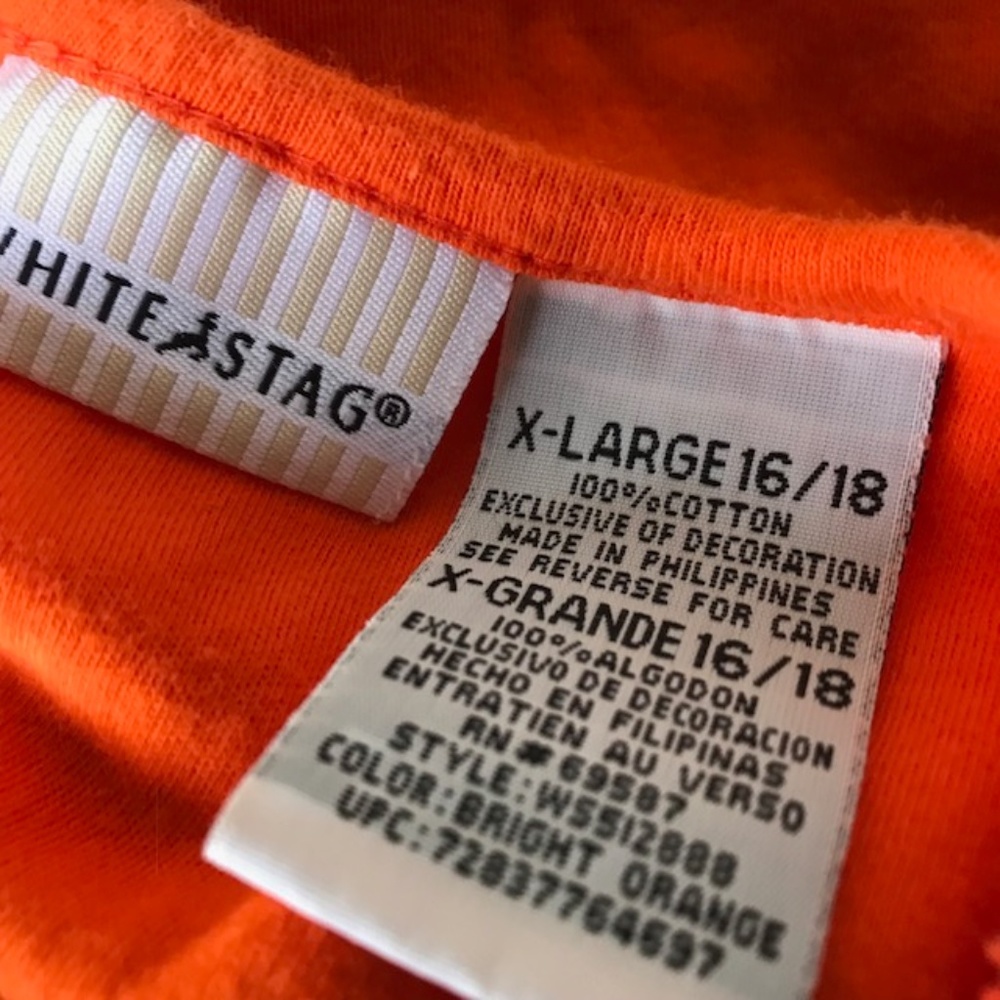 Halloween Pullover Top Jack O Lantern White Stag - Picture 7 of 7